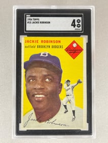 1954 Topps Jackie Robinson #10 SGC 4