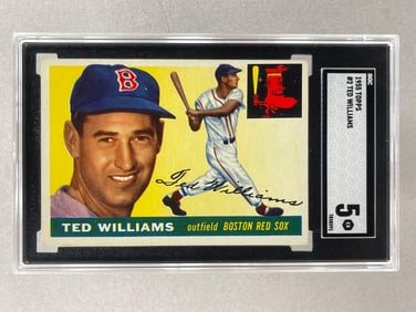 1955 Topps Ted Williams #2 SGC 5