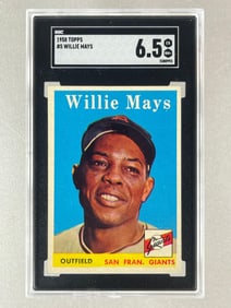 1958 Topps Willie Mays #5 SGC 6.5