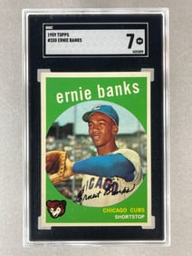1959 Topps Ernie Banks #350 SGC 7