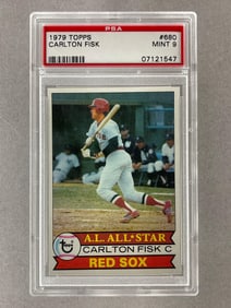 1979 Topps Carlton Fisk #680 PSA 9