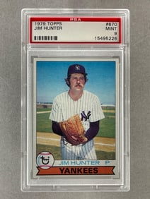 1979 Topps Jim Hunter #670 PSA 9