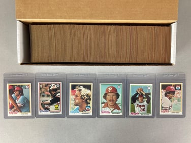 1978 Topps Baseball Complete High-Grade Set