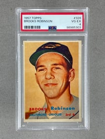 1957 Topps Brooks Robinson #328 PSA 4 Rookie