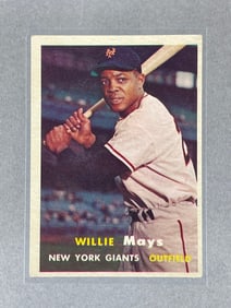 1957 Topps Willie Mays #10