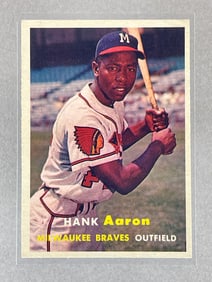 1957 Topps Hank Aaron #20