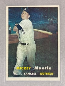 1957 Topps Mickey Mantle #95
