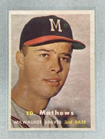 1957 Topps Ed Mathews #250