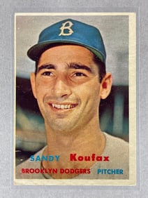 1957 Topps Sandy Koufax #302