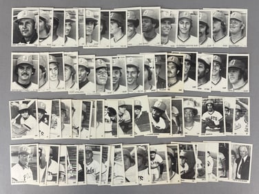 1975 and 76 TCMA Clinton Pilots Team Set with Dave Rozema and Jim Leyland 1st Cards