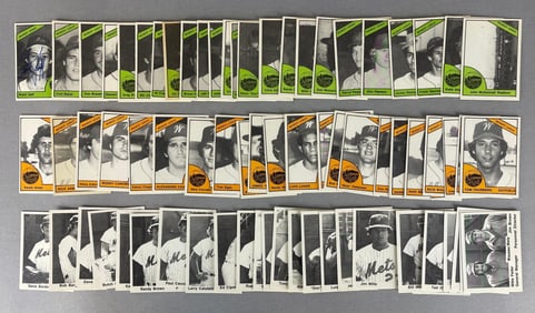 3 - 1976 - 78 TCMA Wausau Mets Minor League Team Sets with Autos