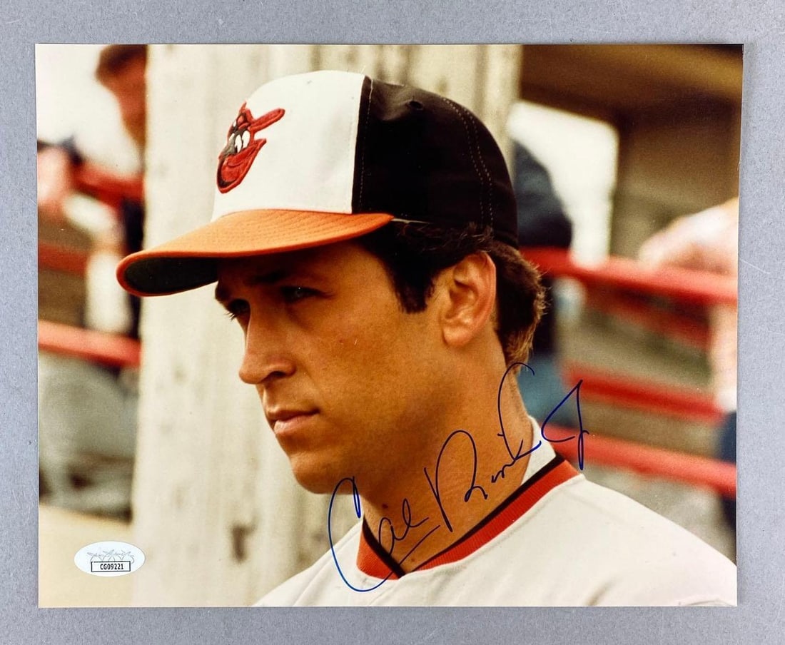 Cal Ripken Jr Signed 8 x 10 Photo with JSA COA (1 of 3)
