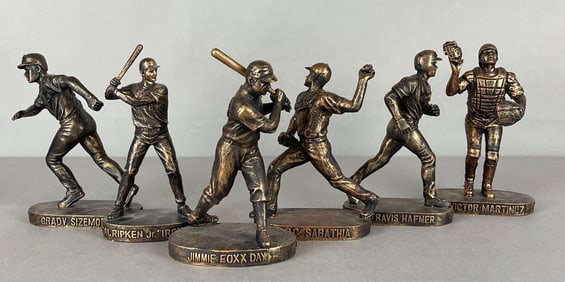 6 - 2007 Hartland Bronze Baseball Statutes /1000 or less