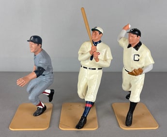 1990 Hartland Cy Young, Honus Wagner, and Carl Yastrzemski Statues