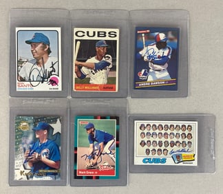 6 - 1964 - 98 Chicago Cubs Signed Cards