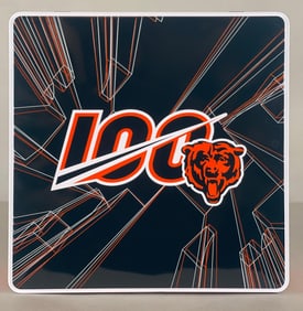 2020 Chicago Bears 100th Anniversary Tin Box with Bobbleheads