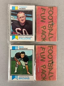 2 - 1973 Topps Football West Corps Cell Fun Pack