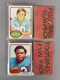 2 - 1976 Topps Football West Corps Cell Fun Pack