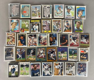 37 - 1971 - 2013 Topps Milwaukee Brewers Complete Team Sets