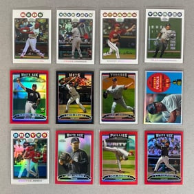 12 - 2006 - 08 Topps Chrome Refractors with Griffey, Pujols, and More