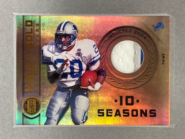 2011 Panini Gold Standard Prime Triple Jersey Barry Sanders 14/25