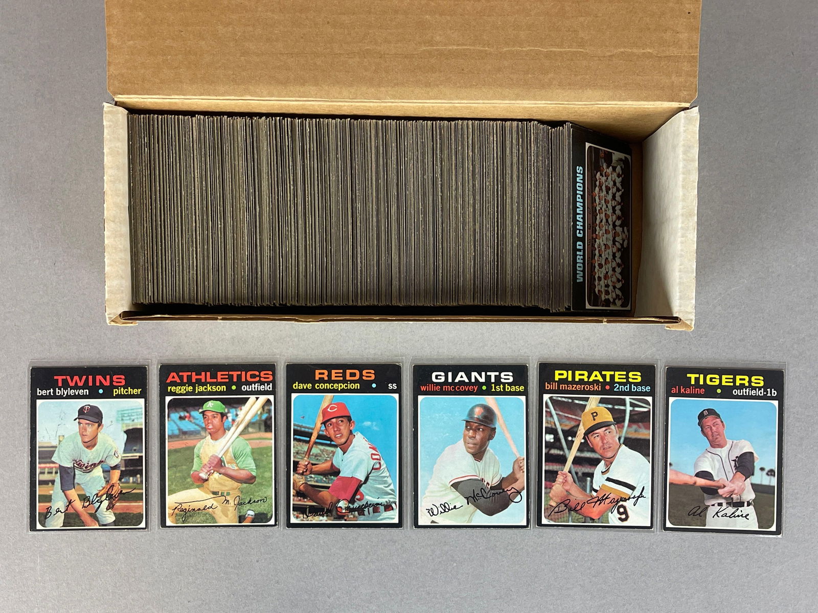 400+ 1971 Topps Baseball Cards with HOFs, Stars, and Rookies (1 of 3)