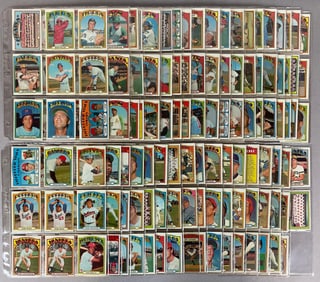 350+ 1972 Topps Baseball Cards with HOFs, Stars, and Rookies