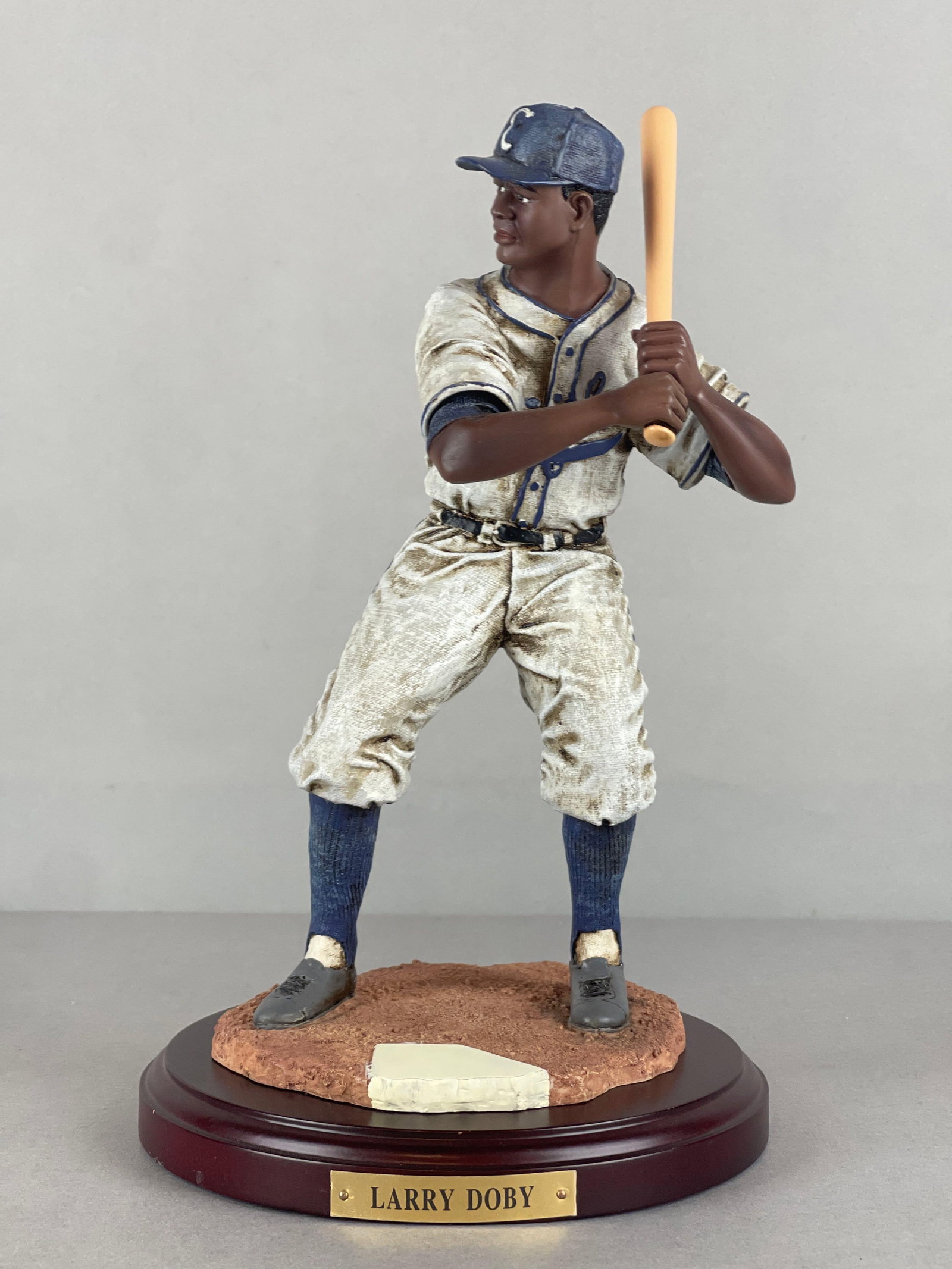 Larry Doby Upper Deck Limited Edition Sculpture Statue 435/1200: Larry Doby Upper Deck Limited Edition Sculpture Statue 435/1200, No Box, Measures 7 x 7 x 11 Inches