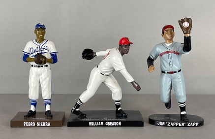 3 - Hartland Negro League Signed Statues 29/100