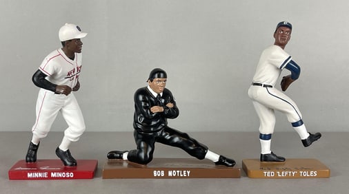Hartland Negro League Series Signed Statues with Minoso 29/100