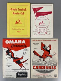 4 - 1956 - 59 Omaha Cardinals Yearbooks and Programs - Bob Gibson