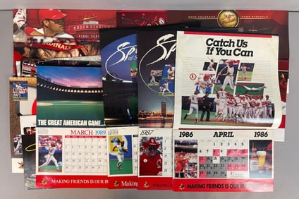 17 - 1980s - 2000s St. Louis Cardinal Calendars