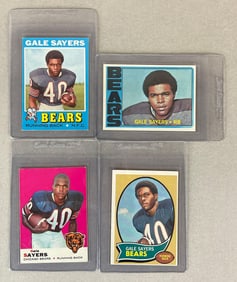 4 - 1969 - 71 Topps Gale Sayers Cards