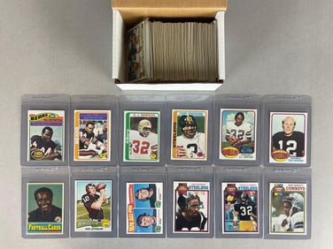 160+ 1970s Topps Football Cards with HOFs, Stars, and Rookies