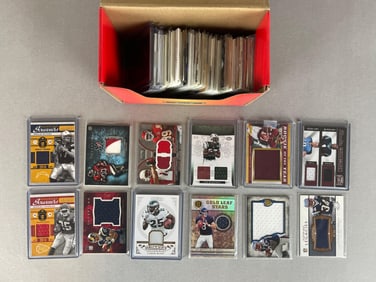 125+ 1990s - 2000s Football HOFs, Stars, Jerseys, and Inserts