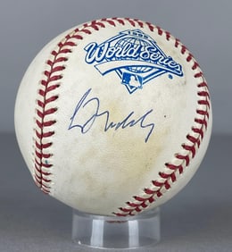 Greg Maddux Signed Official 1995 World Series Baseball