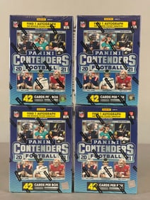 4 - 2021 Contender Football Blaster Boxes