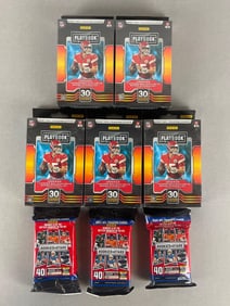 5 - 2021 Playbook Football + 3 - 2021 Rookie and Star Value Packs