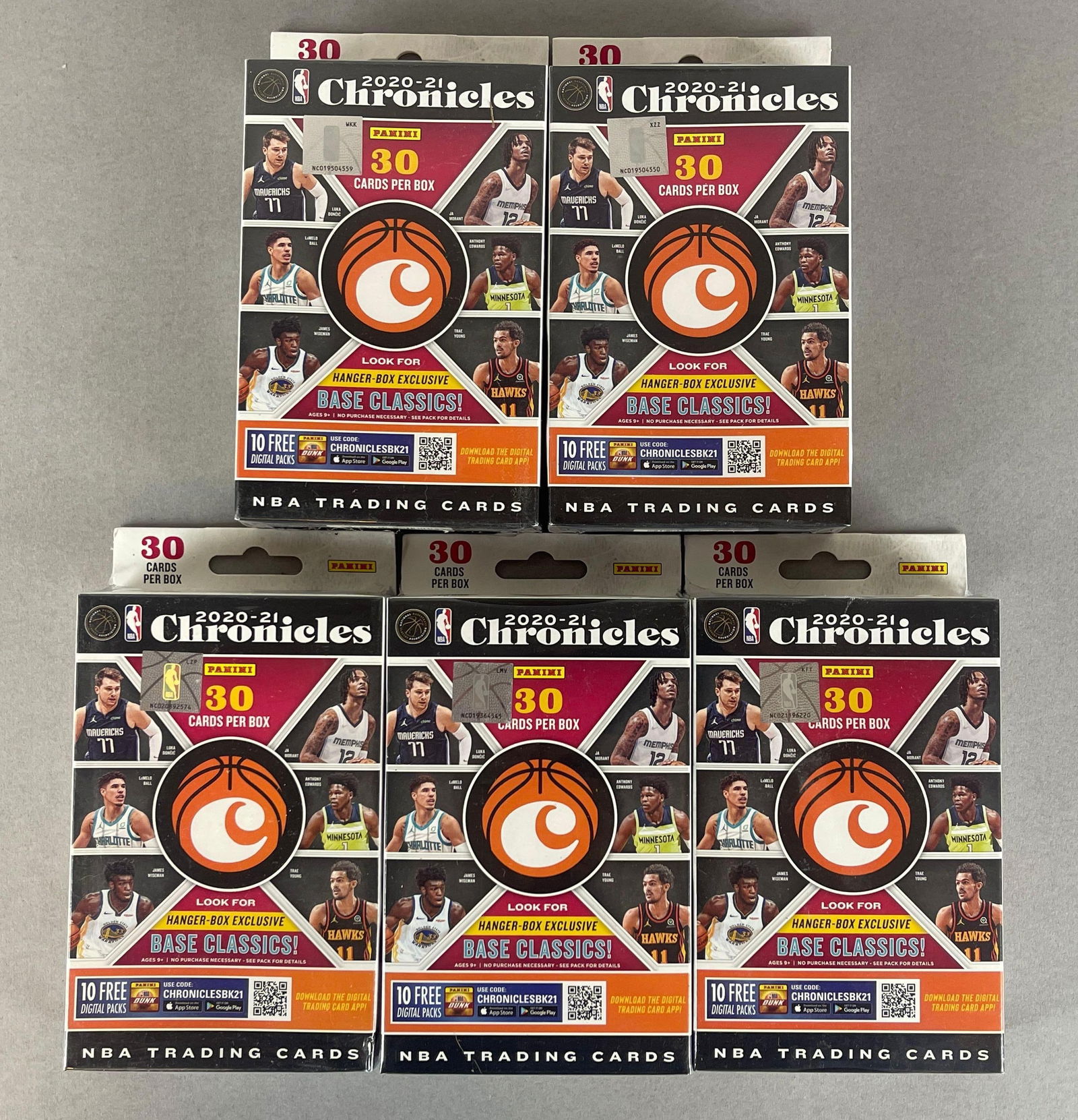 5 - 2020 - 21 Chronicles Basketball Hanger Boxes (1 of 4)