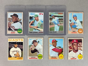 8 - 1964 - 70 Topps Baseball HOFs Cards