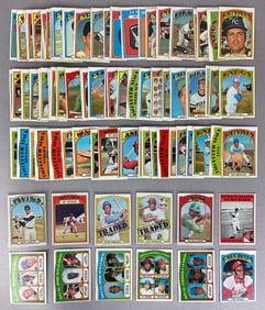 90 - 1972 Topps Baseball Cards with HOFs and High Numbers