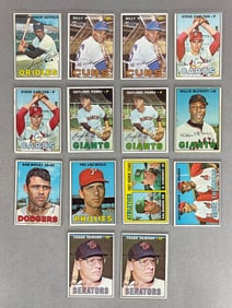 15 - 1967 Topps Baseball Cards with HOFs and Rookies