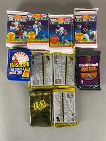 4 - 1993 Stadium Club Basketball Series 2 Packs + 41 Other Sports Packs