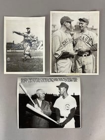 Dizzy Dean, Gabby Hartnett, Roger Hornsby, and Ernie Banks Type 1 Photos from TSN Collection