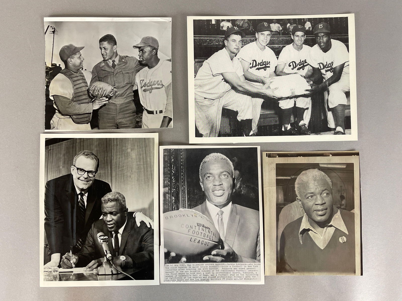4 - Jackie Robinson Original and Wire Photos from The Denver Post Archives (1 of 2)
