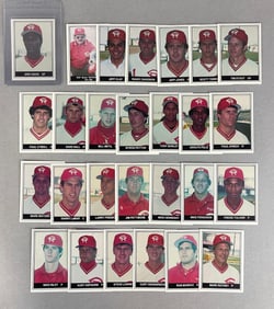 1982 TCMA Cedar Rapids Reds Team Set with Eric Davis 1st Card