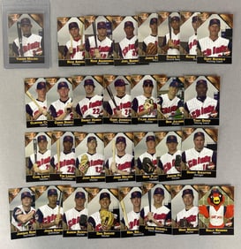 2002 Multi Ad Peoria Cheifs Team Set with Yadier Molina Rookie