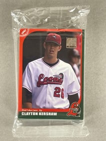 2007 Grand Stand Great Lakes Loons Team Set with Clayton Kershaw 1st Card