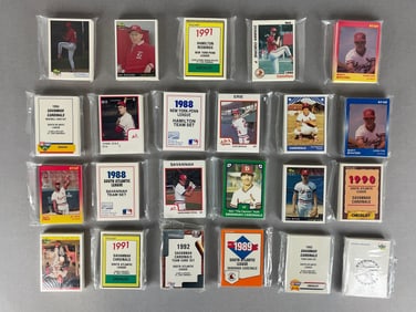 23 - 1983 - 94 Savannah, Erie, and Hamilton Cardinals Minor League Team Sets