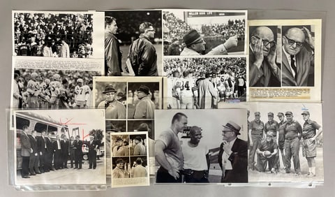 11 - Vince Lombardi and George Halas Original Photos